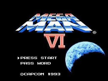 Captura de pantalla - Mega Man 6 (NES)