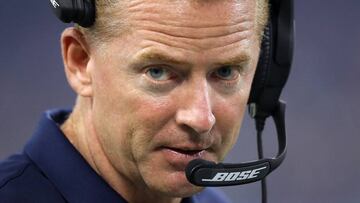 ARLINGTON, TX - SEPTEMBER 01: Head coach Jason Garrett of the Dallas Cowboys during a preseason game against the Houston Texans at AT&T Stadium on September 1, 2016 in Arlington, Texas. Ronald Martinez/Getty Images/AFP
== FOR NEWSPAPERS, INTERNET, TELCOS & TELEVISION USE ONLY ==