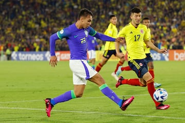 La Selección Colombia, ya clasificada para el Mundial Sub 20, empató 0-0 ante Brasil por la cuarta fecha del hexagonal final del Sudamericano. Gustavo Puerta falló penal y Jhojan Torres fue expulsado.