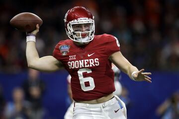 Con el pick global número 3, los New York Jets eligen a... Baker Mayfield, quarterback egresado de Oklahoma.