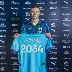 Las cifras de la millonaria renovación de Erling Haaland con el Manchester City