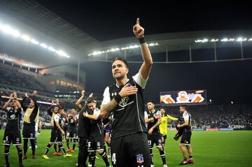 Así celebró el plantel de Colo Colo en el Arena Corinthians