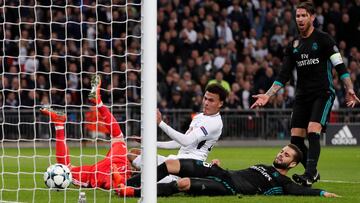 Gol del Tottenham al Madrid