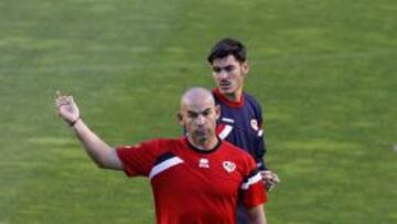 Paco Jémez, durante un entrenamiento.