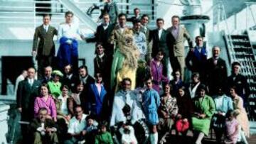 LA PRIMERA, EN 1927. Los jugadores del Madrid se desplazaron con sus familias hasta América en el transatlántico de lujo Giulio Cesare.