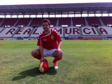 Rafa de Vicente, nuevo jugador del Real Murcia. 