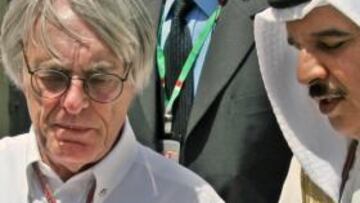 Bernie Ecclestone y Isa al-Khalifa