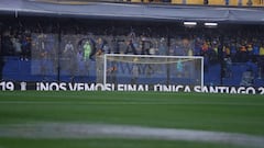 Así se cuidó la cancha de La Bombonera tras el diluvio