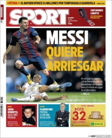 Portadas de la prensa mundial