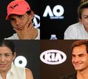 Así llegan los principales favoritos al Open de Australia
