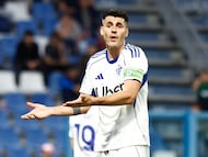 Soccer Football - Serie A - U.S. Sassuolo v Como - Mapei Stadium - Citta del Tricolore, Reggio Emilia, Italy - April 17, 2026 Como's Alvaro Morata reacts REUTERS/Alessandro Garofalo