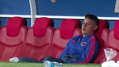 La desoladora imagen de James Rodríguez tras la eliminación
