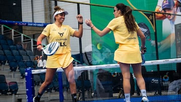 Bea González y Claudia Fernández en las semifinales de Riad.