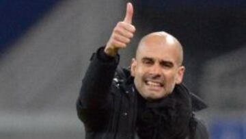 Pepe Guardiola, en un partido con el Bayern.