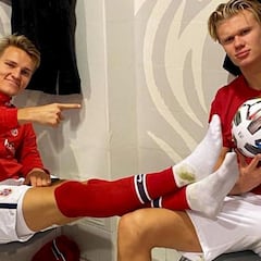 Odegaard: "Haaland quizá es la mayor estrella de Europa ahora"