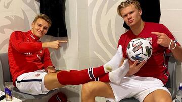 Odegaard: "Haaland quizá es la mayor estrella de Europa ahora"