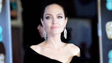 Angelina Jolie en los EE British Academy Film Awards. London, 2018.