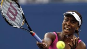 Venus Williams, baja de última hora por lesión