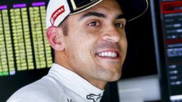 El piloto venezolano de F&oacute;rmula Uno Pastor Maldonado, de Lotus F1