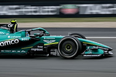 El piloto español, al volante durante el Gran Premio de China de Fórmula 1 en el Circuito Internacional de Shanghái.