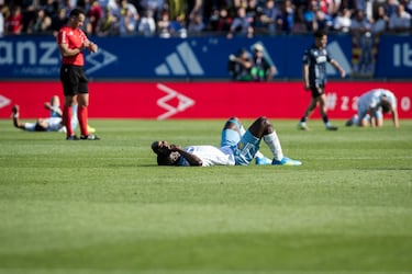 El descenso en un puño: el Mirandés pierde; todos fallan