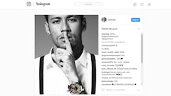 Mensaje de Neymar dos días después de la remontada: "Shhh..."