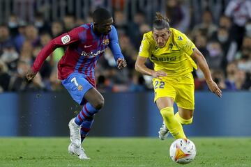 Ousmane Dembélé y Luis Espino.