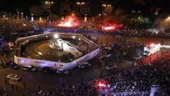 Cibeles coreó: “Sí, sí, sí, la Décima ya está aquí”