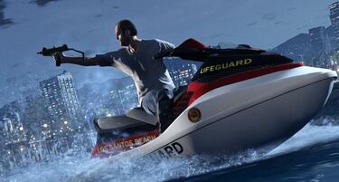 Nueva imagen Grand Theft Auto V: El guardacostas con UZI