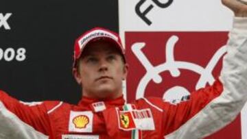 <b>TERCERO. </b>Kimi subió al podio pero no en el puesto que quería.