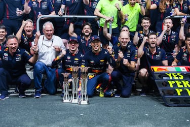 Red Bull augura competencia entre Checo Pérez y Max Verstappen