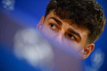 Kepa, hoy, en rueda de prensa.