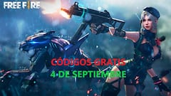 Free Fire | Códigos de hoy sábado 4 de septiembre de 2022: recompensas gratis