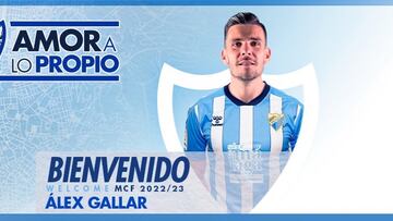 Álex Gallar, décimo fichaje del Málaga 2022-23.