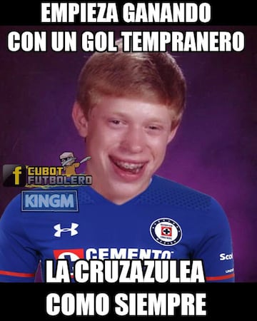 Los 18 memes que se burlan de Cruz Azul por su derrota ante Atlas