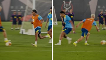 Los dos gestos de Olmo que volvieron loco a Araújo: el lío es monumental