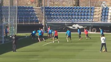 El Madrid empieza a preparar el duelo ante el Ajax sin Benzema