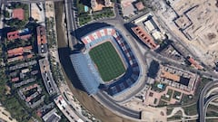 Vista a&eacute;rea de la zona del Calder&oacute;n.