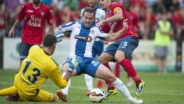 Amistoso entre el Olot y el Espanyol.