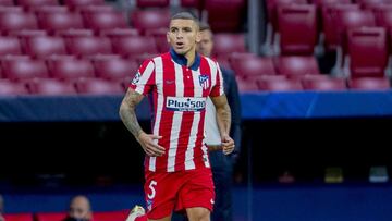 Lucas Torreira en un partido del Atl&eacute;tico.