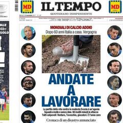 Críticas muy duras a Italia tras la debacle: "Id a trabajar"