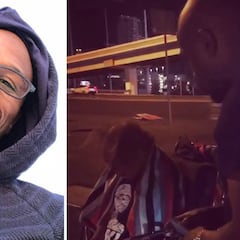 Mayweather regala US$ 1.000 a mendigo en un reto solidario