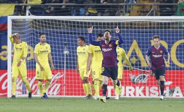 Messi anot¨® el 4-3 de falta.