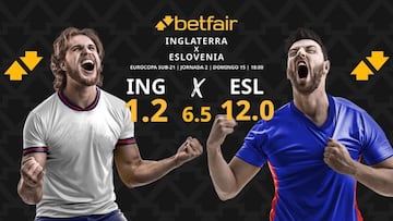 Inglaterra vs. Eslovenia: horario, dónde ver y pronósticos del Europeo Sub-21