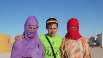 <b>CAMPEONA.</b> Loli Jiménez ganó el Maratón del Sahara en el año 2010.