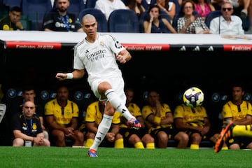Pepe durante el partido benfico de leyendas XII Corazn Classic Match Real Madrid-Borussia Dortmund.