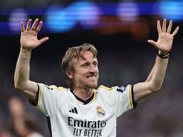 Modric, con el Real Madrid, la temporada pasada.