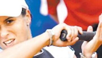 <b>SEGURA. </b>Anabel Medina ha olvidado su mala racha de lesiones.