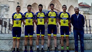 Presentación en Burgos del equipo Aldedos de mtb.