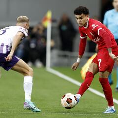 En medio de la liberación de su padre, Luis Díaz juega 80 minutos